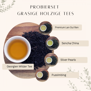Probierset „Grasige-Holzige Tees“ (5x20g)